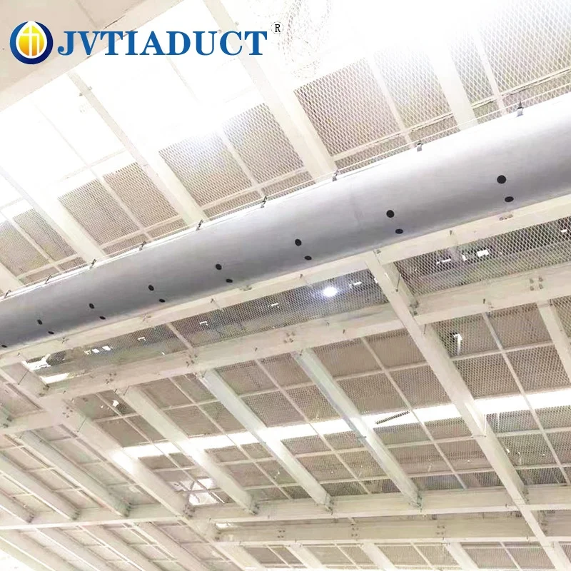 Customized round Fire-Resistant Flexible Air Duct for Air Conditioning & Ventilation HVAC Systems Hospitals Gyms Schools Halls