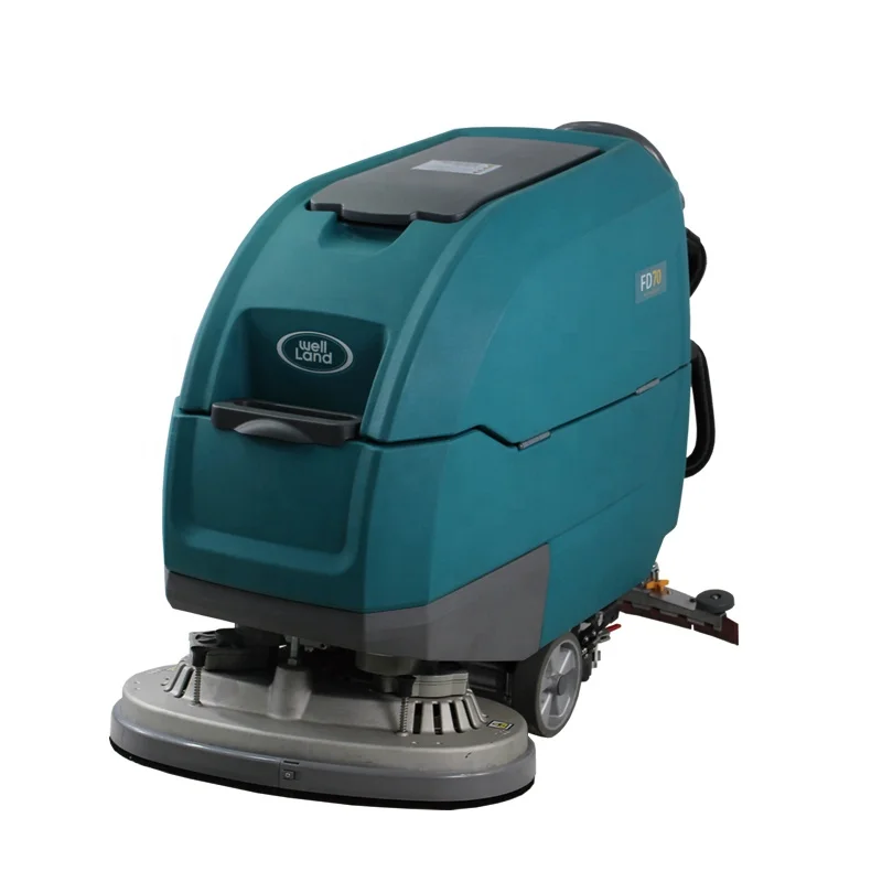 Top Quality Hardwood Floor Washing Low Noise Hand Push Floor Scrubber Walk Behind Auto Scrubber