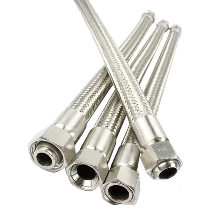 3 inch Flexible stainless steel wire braided hose Corrugated Metal Hose for high temperature
