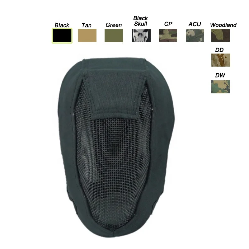 V3 Tactical Mask Full Face Real Life Desert Sports Mask Fencing Fighting Tactical Gear Electronic Camouflage Tactical Mesh Mask