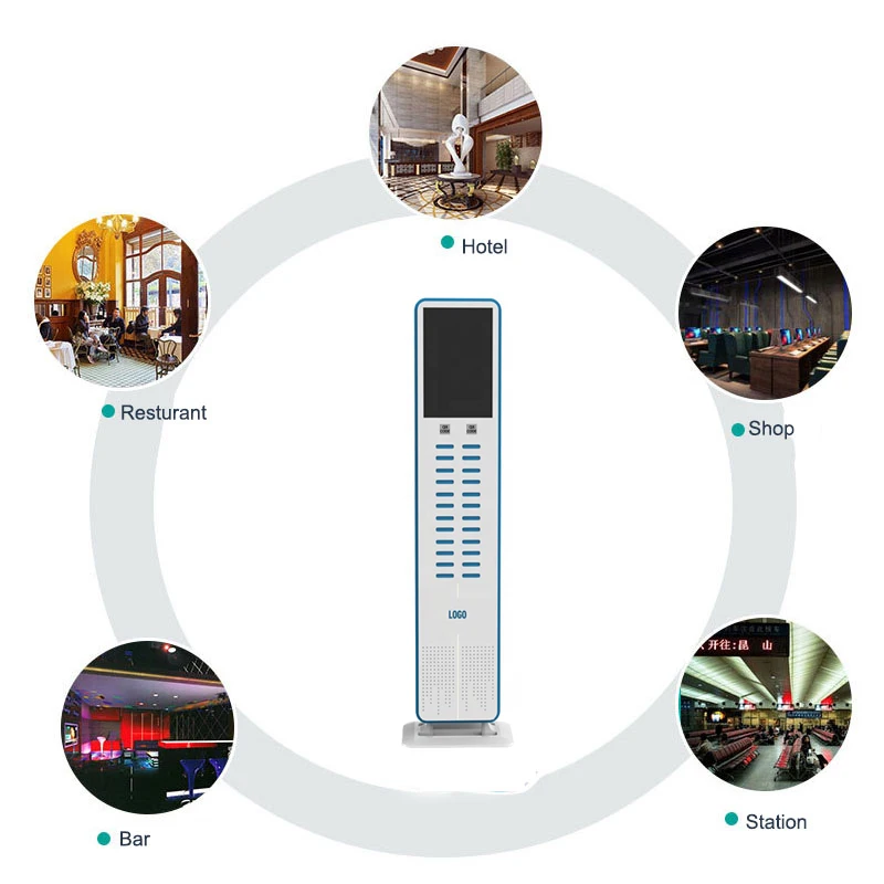 
CS-S24 Portable Mobile Charger Shared Slim Power Bank Supply Rental Power Bank Station 