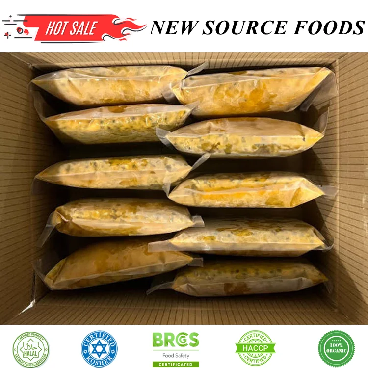 IQF Frozen Passion Fruit Pulp - Tropical Essence for Exotic Drinks and Desserts