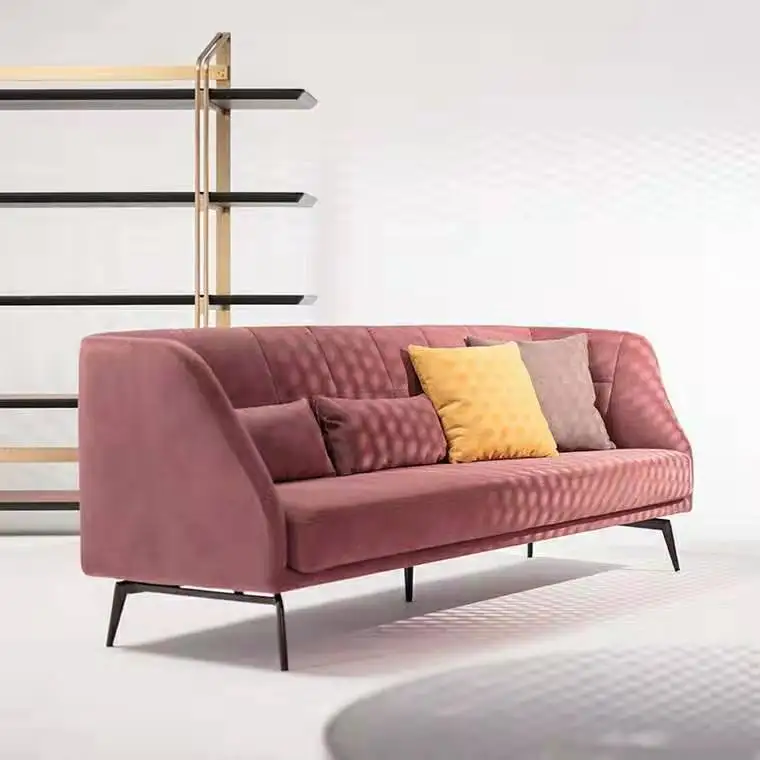 
Sofa for living room design 2019 sectional lounge pink velvet sofa set 