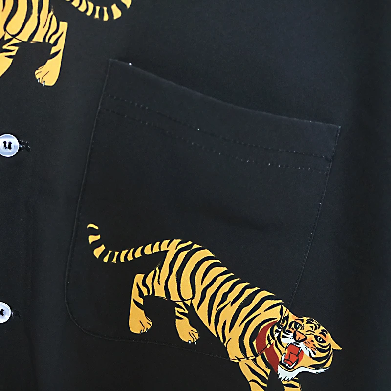 China Factory Wholesale Custom Streetwear Loose Fashion Short Sleeve Beach Men Printed summer beach Shirts