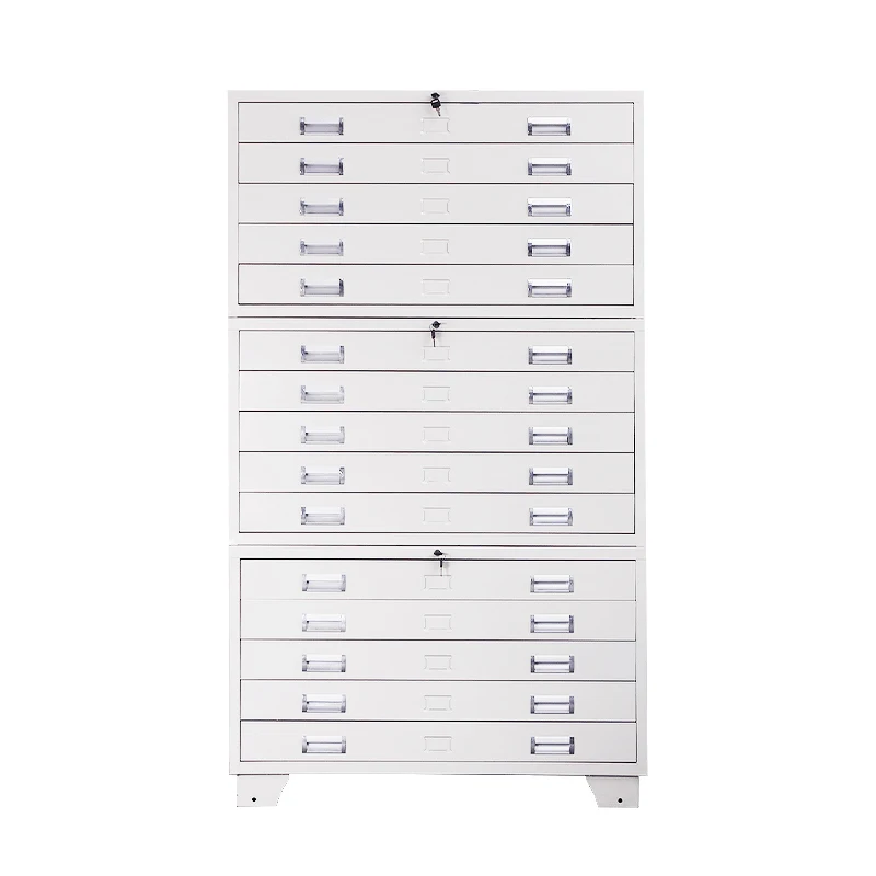 5/10/15 metal Drawers Storage Flat File Cabinet  Chest Storage Storage Map Cabinet