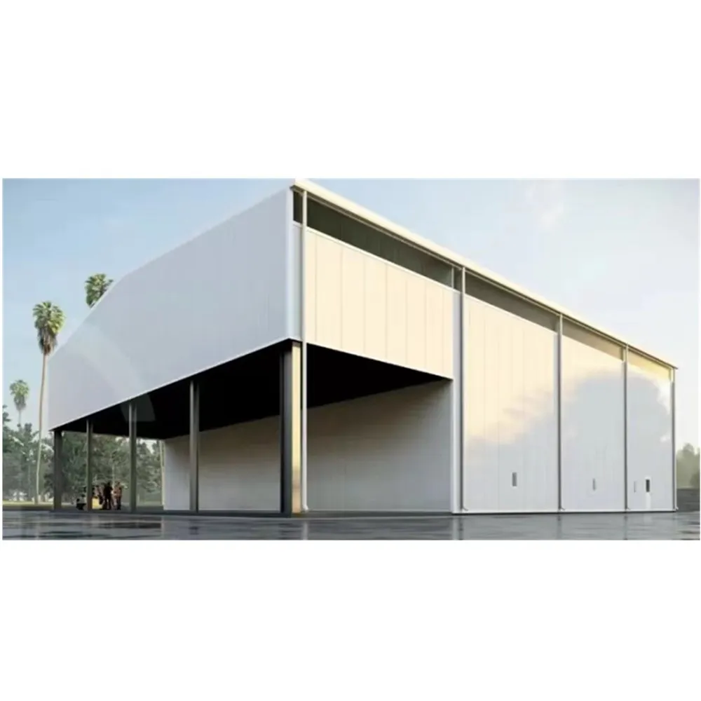 New Cheap Workshop Hangar Prices Prefab Steel Structure Shed Portable Warehouse For Sale