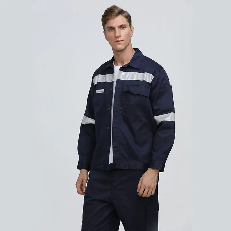 EN11611 Fire Safety work Suit clothes electrician uniforms construction workwear reflective tape work wear