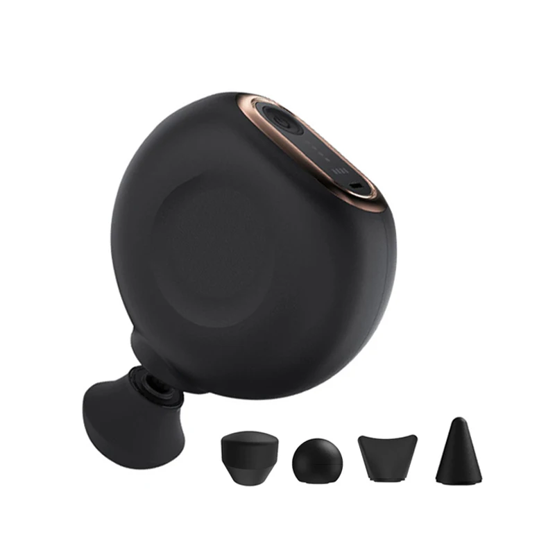 Brushless Motor Rechargeable Deep Tissue Gun Massager Electric Mini Massage Gun triangle with USB Charger 6 levels