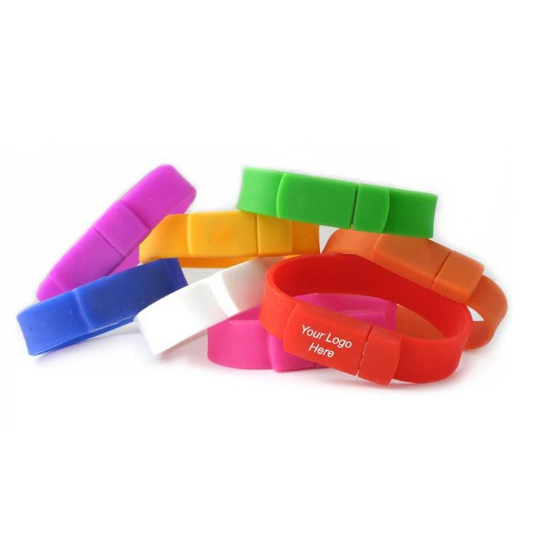 Silicone Wristband Free Sample Custom Logo Printing 25mm Width Personalizedl NFC Fabric Elastic Bracelet