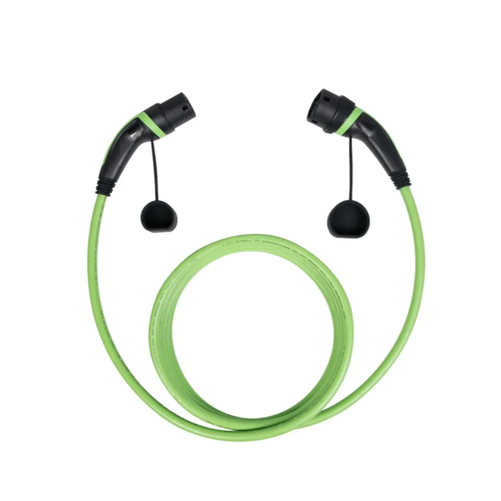 Электрический автомобильный зарядный кабель Weeyu, EV зарядный кабель для дома IEC62196 Тип 2 для типа 2 16 А, EV зарядный разъем