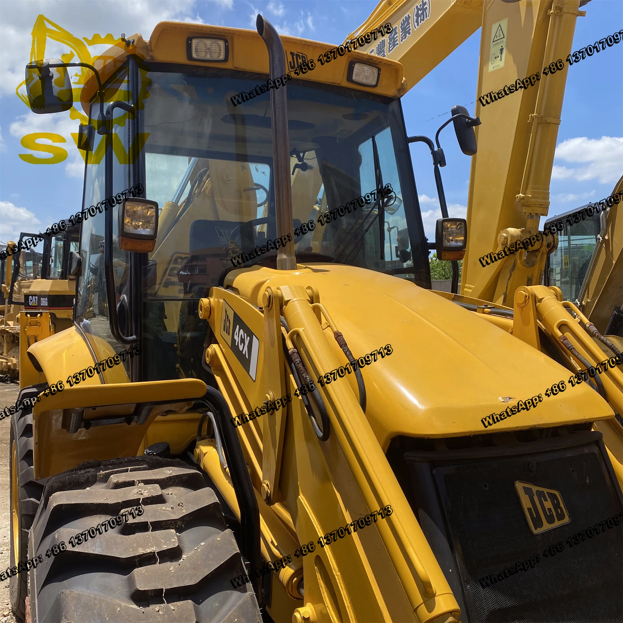 Оригинальный экскаватор-погрузчик UK JCB 4CX б/у экскаваторы-погрузчики на продажу погрузчики 3cx 4cx в