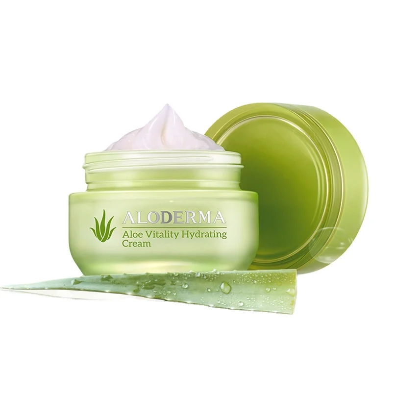 USA Cream Adults Face Combination Female Face Moisturizer Aloe Vitality Hydrating Face Cosmetics Products Night Milk White 1 Pcs