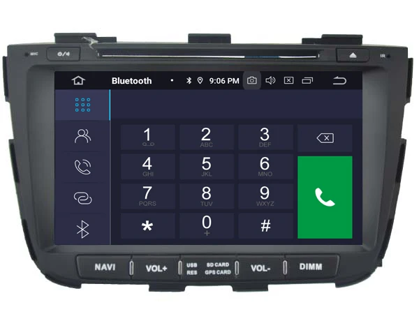 NEWNAVI 8 inch touch screen car stereo Android 10.0 built in GPS/WIFI multifunctional 2 din car dvd player for KIA SORENTO 2013