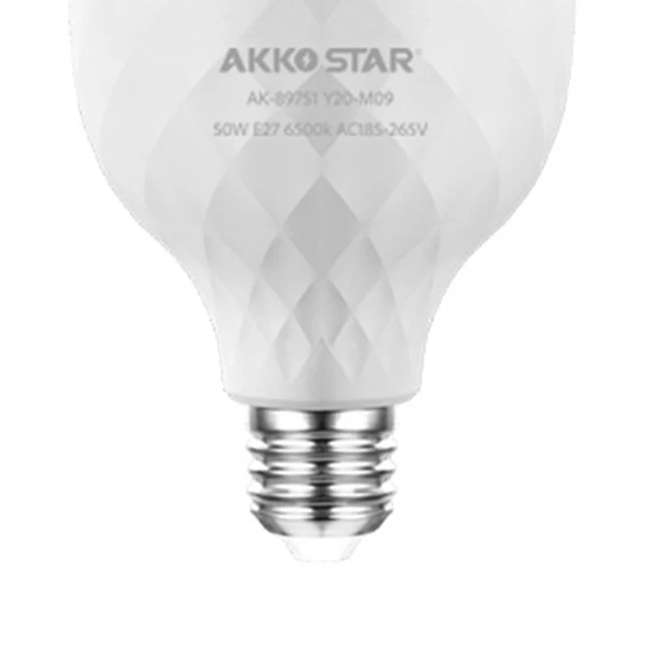 AKKO STAR IC Drive LED Chip 15W/20W/30W/40W/50W B22 E27 185-265V T Shape PP-Cover LED Bulb Light