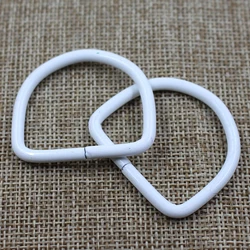 Factory wholesale Fashion colorful metal D ring belt buckle for bag