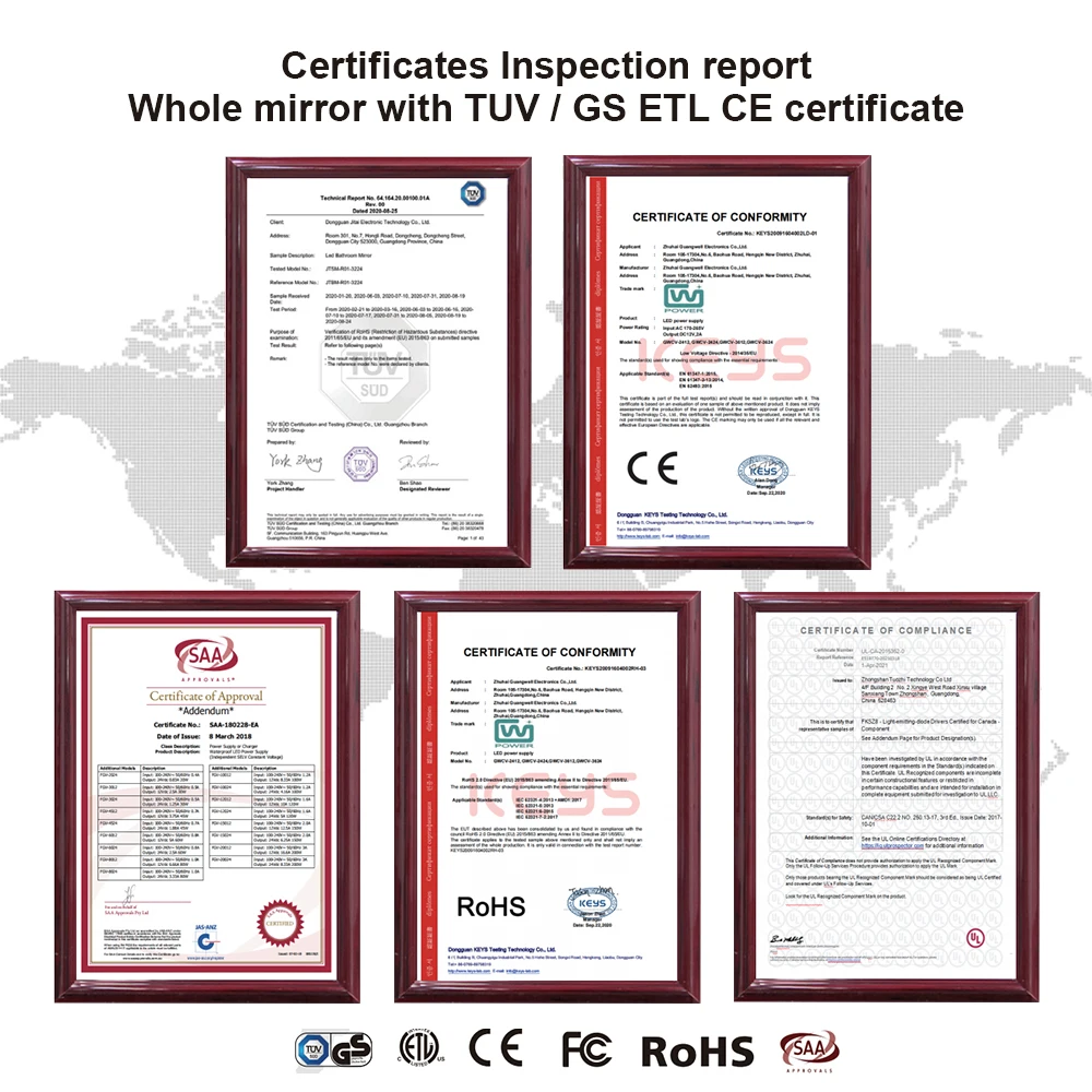 Foshan Goodway  winning rectangle vanity bathroom home luxury bathroom back lit 32 inch smart gym mirror with tv led