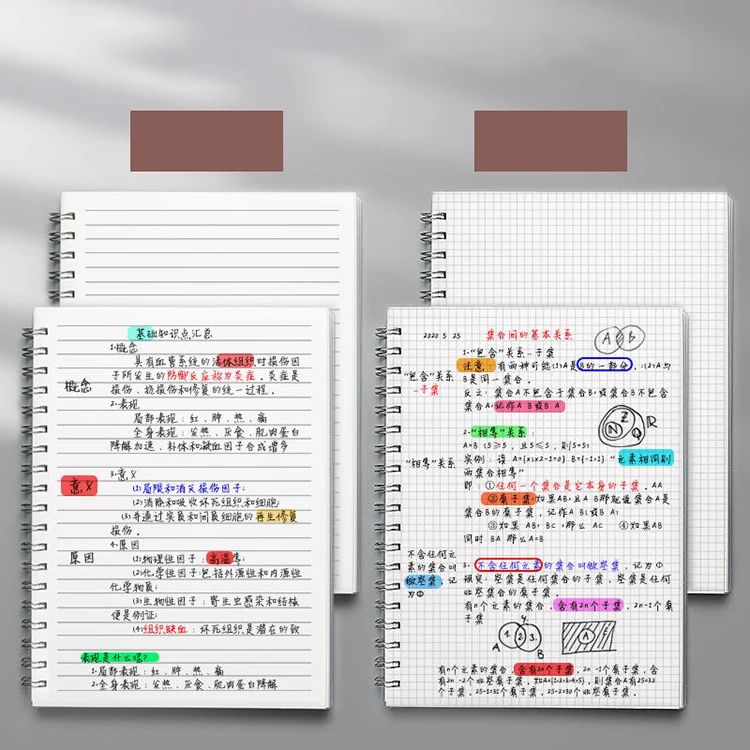 Wholesale Durable School Note Book Student Notebook Multi Pages Custom Printed Note Book