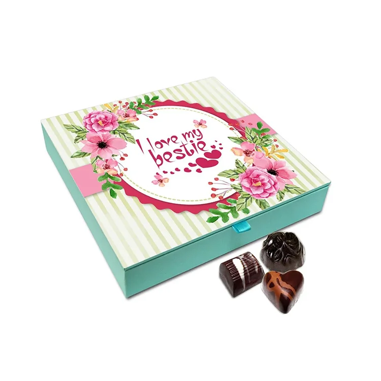 Eco Friendly Cardboard Candy Chocolate Boxes for Food Packaging Empty Gift Chocolate Truffles