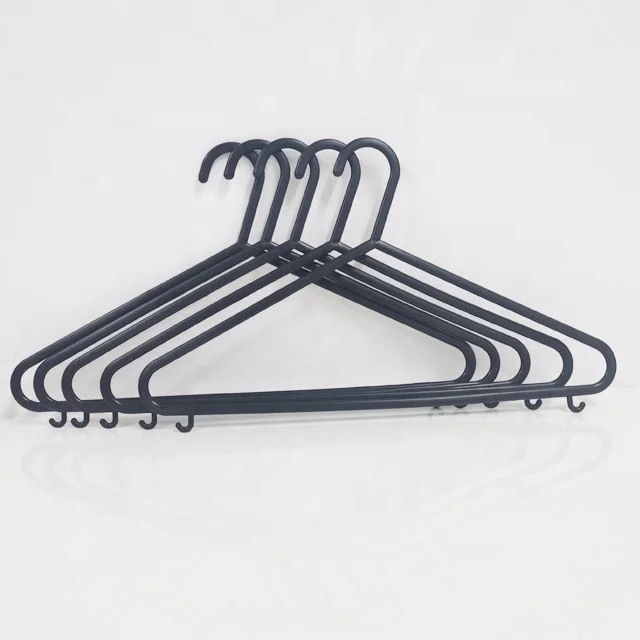 Factory Sell Cheaper Price Black Color Adult Suit Hanger Strong Plastic Clothes Dress Hanger