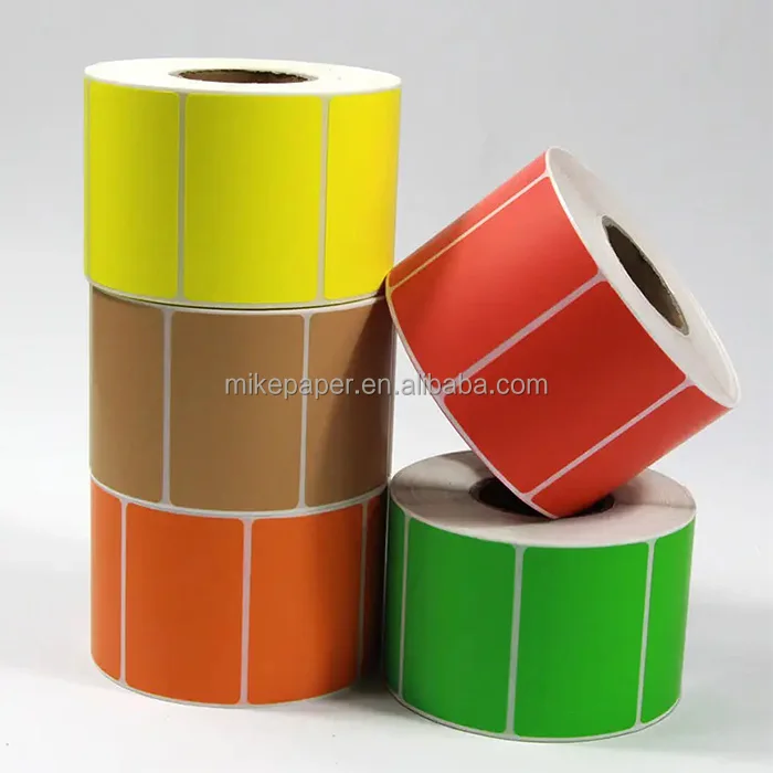 private custom any text logo adhesive round label sticker art paper labels in roll