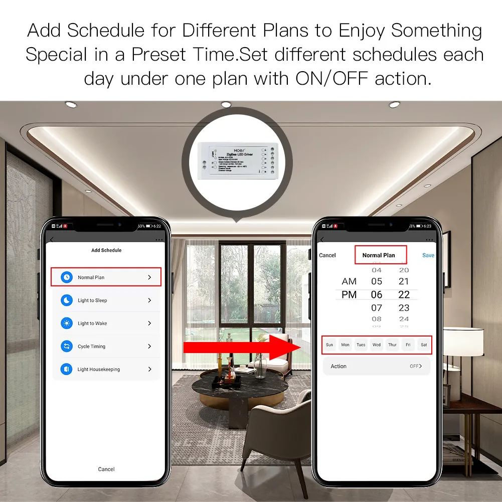 Светодиодный контроллер ZigBee RGB Plus CCT диммер приложение Smart Life управление через Tuya Alexa Echo Smartthing