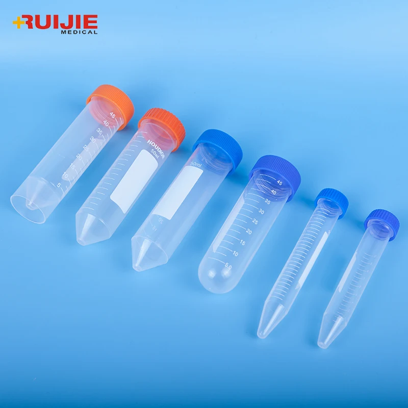 Индивидуальная упаковка центрифужные трубки с плоским дном 50