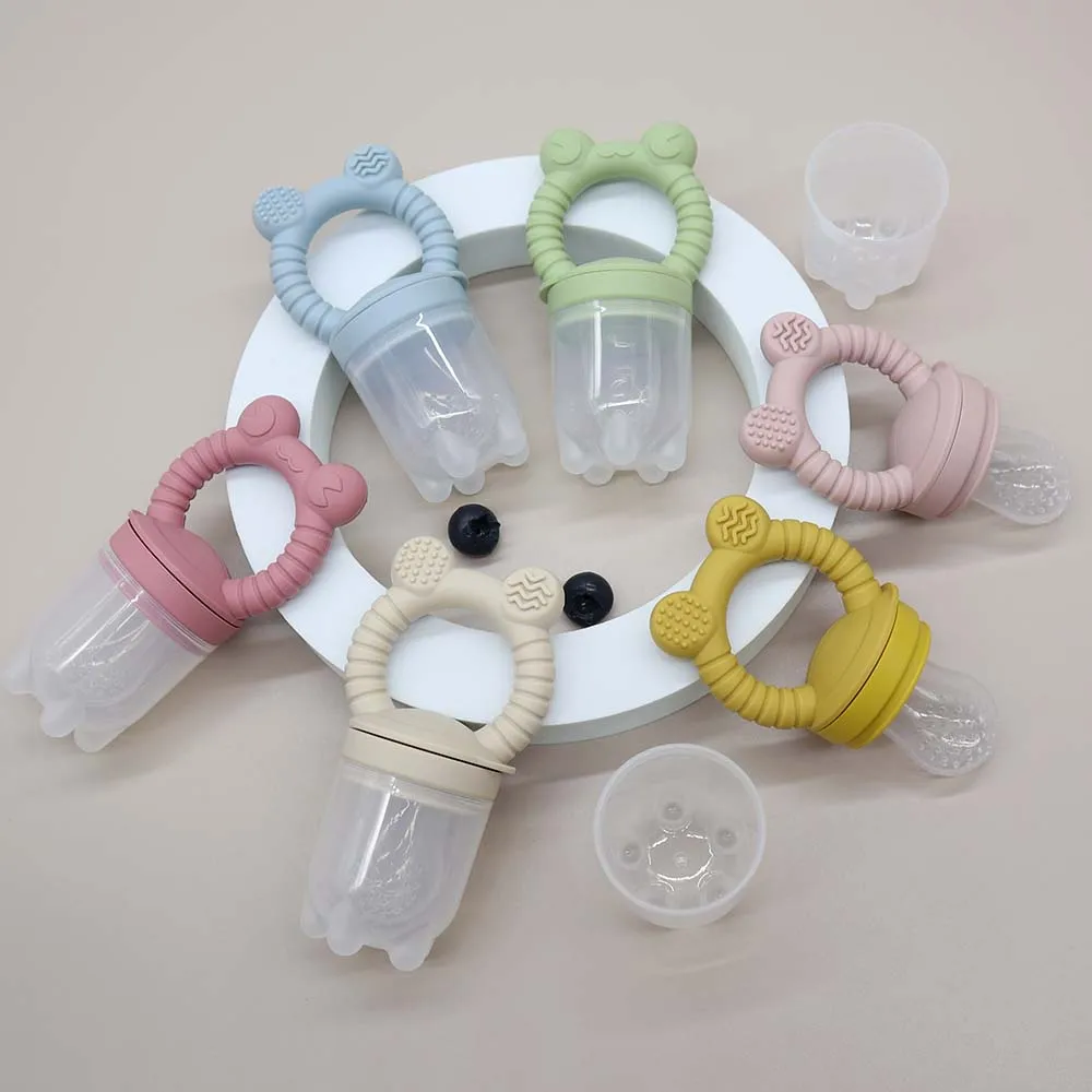 Customized Bpa Free Baby Soother Soft Safe Silicone Baby Food Feeders Pacifier