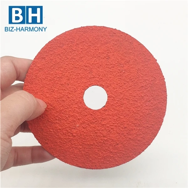 Vulcanized Quick Lock 5 Inch P36 Ceramic P60 Grinding Fiber Disc 125mm 150mm 125 mm Fibre Disc