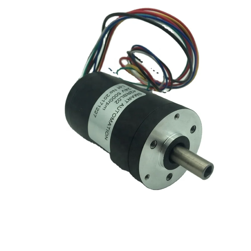 42RBL-IE Dia. 42mm Brushless dc Motor,  with Driver/Controller Integrated PWM Speed Control