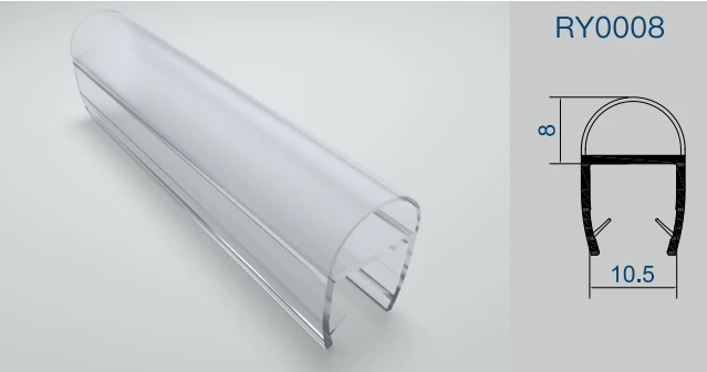 Crashproof Waterproof Seal for Shower Door