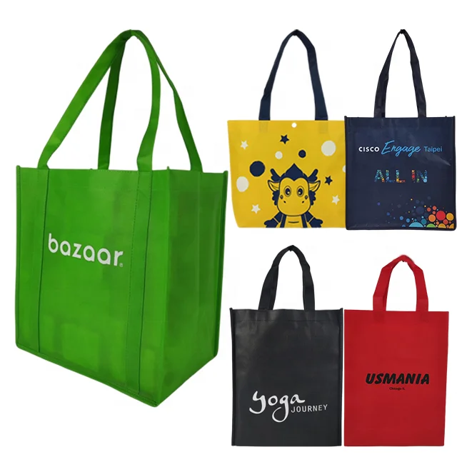 Customized T-Shirt Non-Woven Tote Bags Rpet Shopping Bag Recycled Eco Non Woven Bag With Logo Printed
