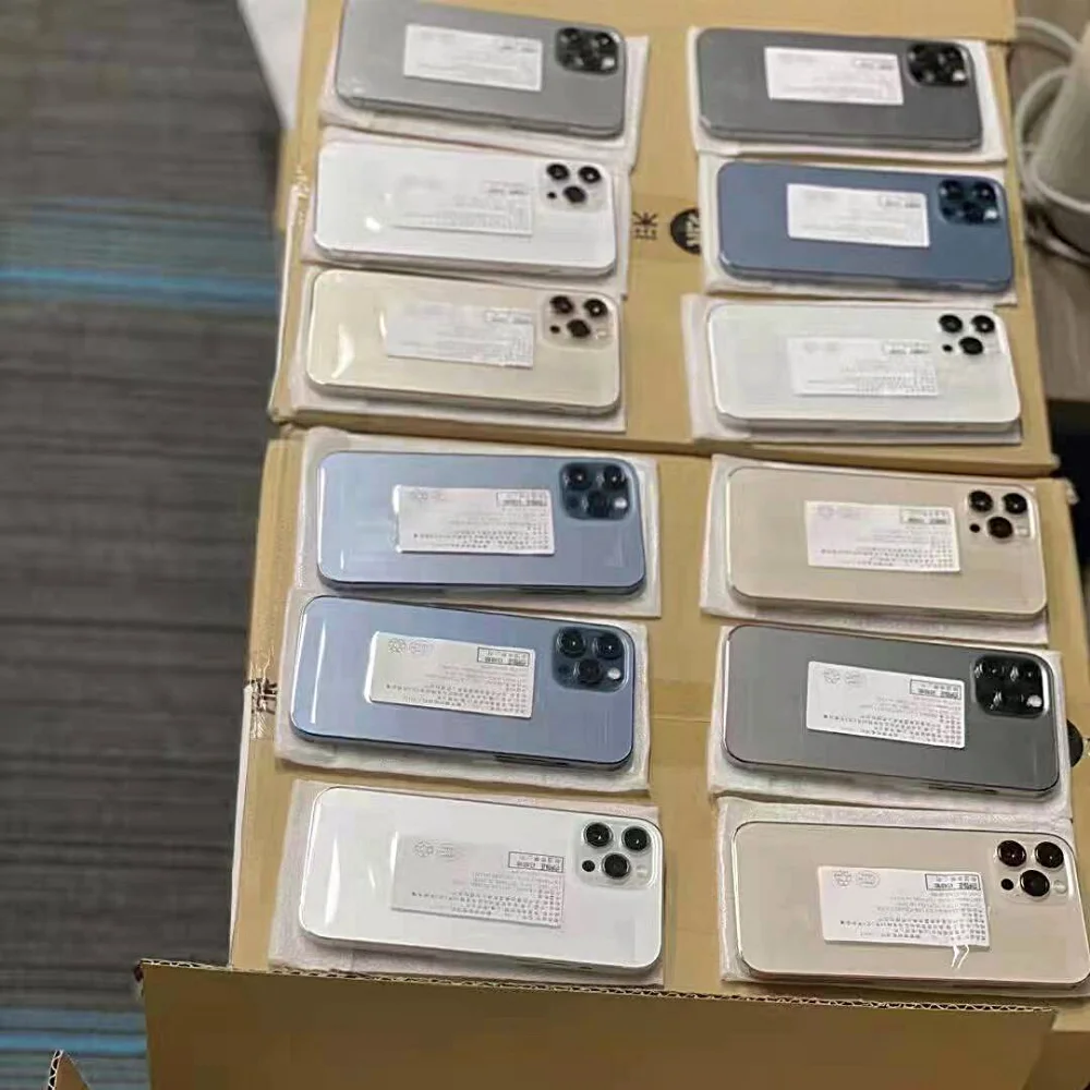 Wholesale cheap Grade ABC original second hand mobile phones for used iphone 12 pro max phone 512gb 128gb