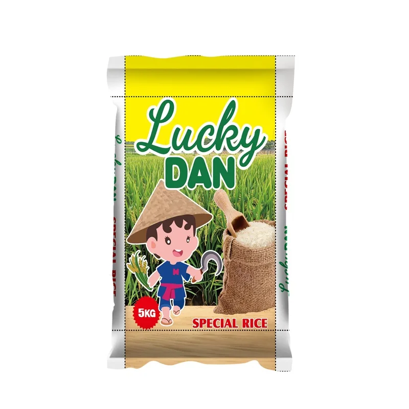 factory wholesale  empty 5kg plastic pp woven grain flour rice bag fertilizer feed bags for sale