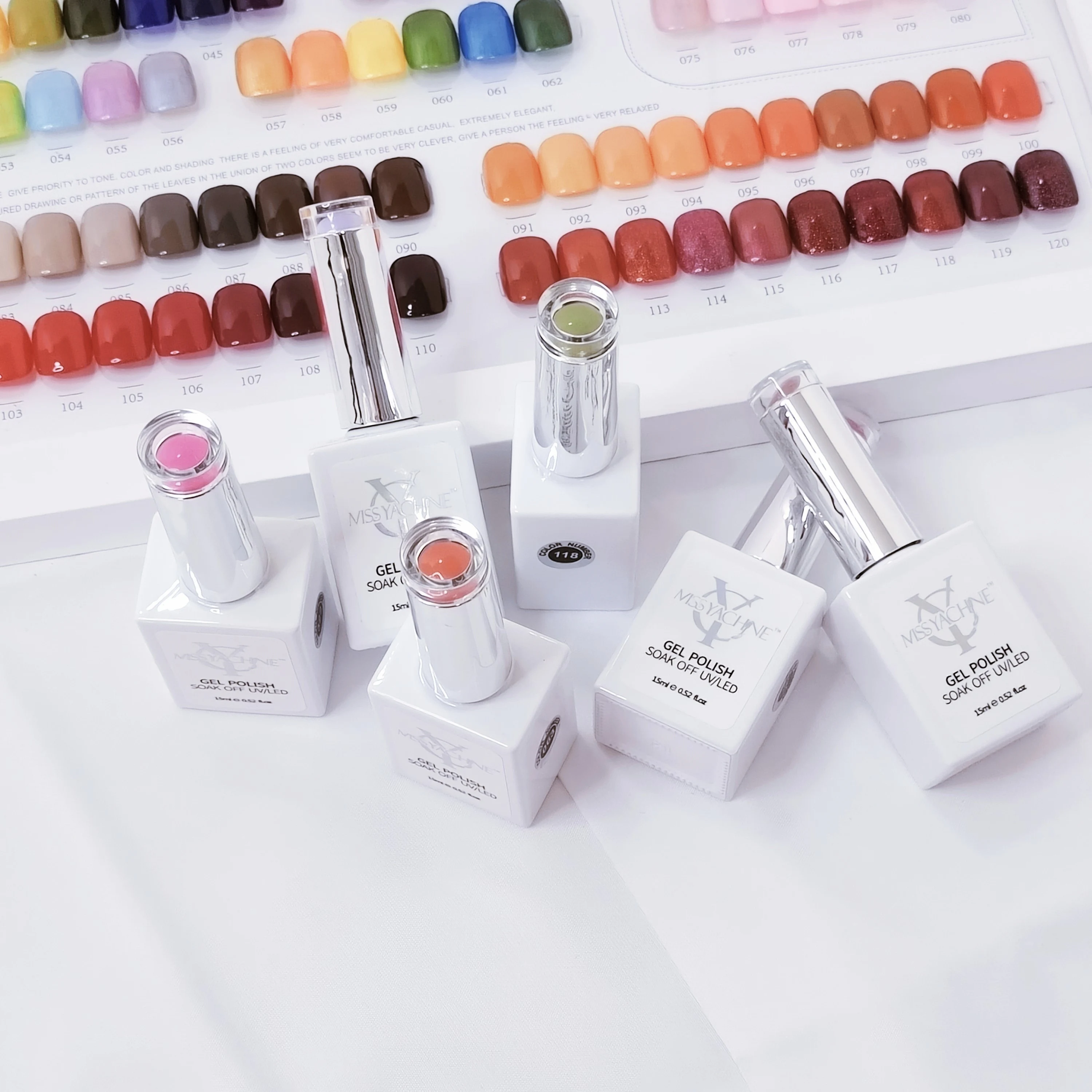 pure colors Gel Nail Polish Set Private Label Halal UV Gel Nail Polish Kit With Color Chart Nail Art UV Gel Polish set