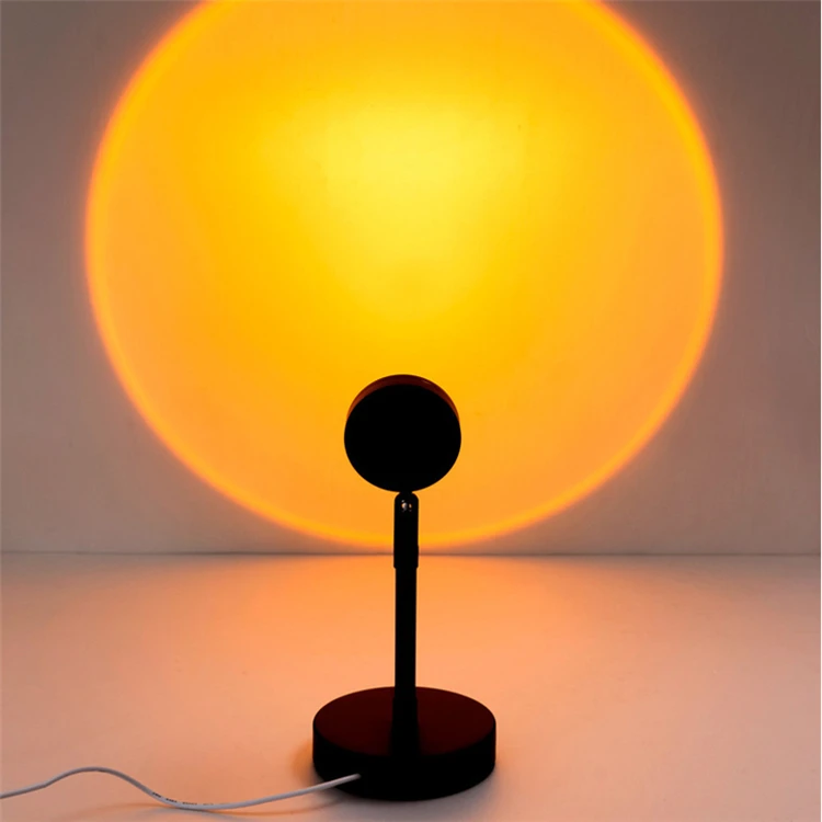
Modern RGB Led Corner Stand Lamp Rainbow Sunset Sunrise Projection Night Light Floor Lamp for Living Room Bedroom 
