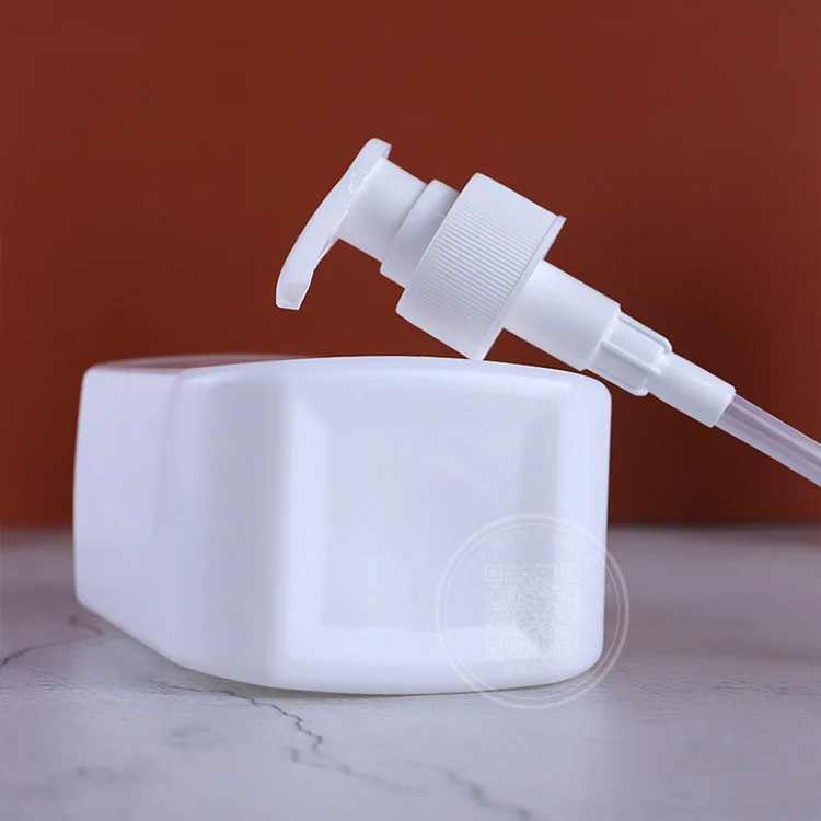 Wholesale 500ml large shampoo lotion plastic Hdpe square foam pump bottle