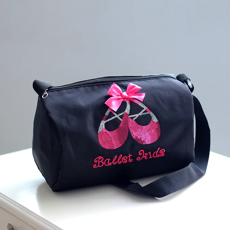 Pink Sequin One Shoulder Rolling Dance Bag