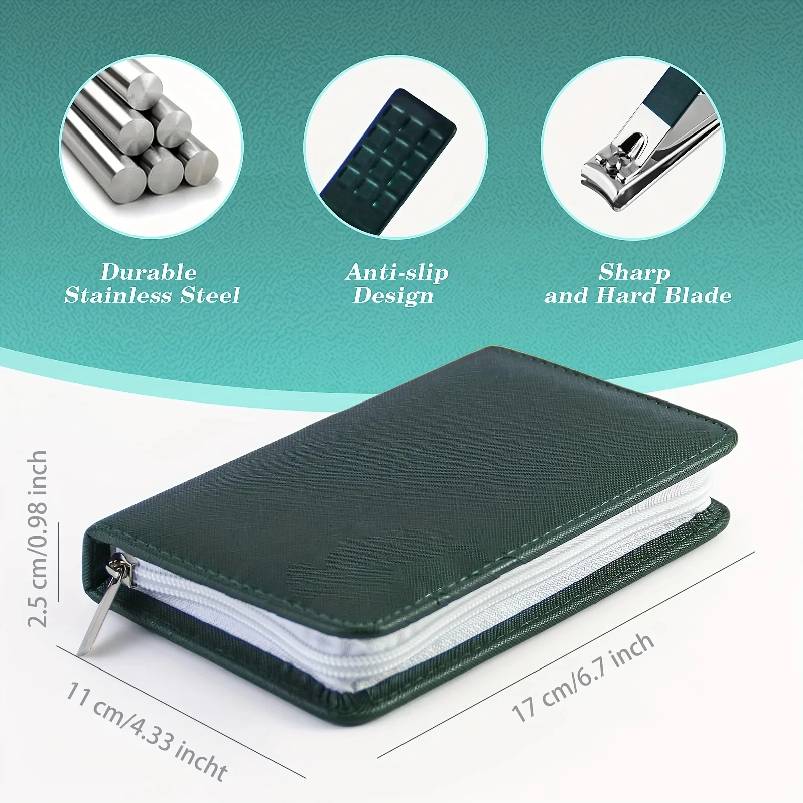 Manicure Set 30 In 1 Full Function Kit Professional Stainless Steel Pedicure Sets With Leather Portable Case Idea Gift