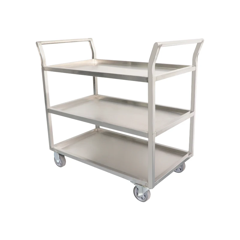 Wholesale Laboratory & Hospital Trolley 3 Layers Medical Equipment Stainless Steel Trolley