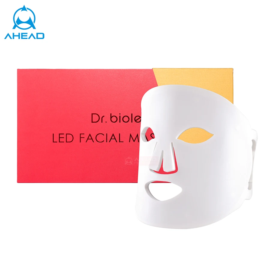 Portable Silicone Wireless Face Mask LED Facial Therapy Mask With 7 Different Colors 60 Pcs LED Lamps Beauty Products For Women