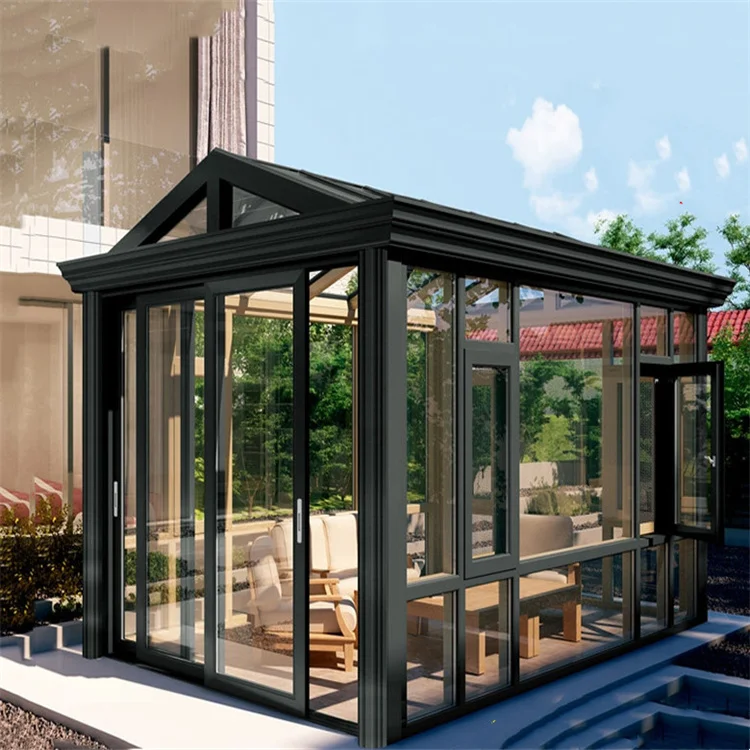 DTOP NFRC CE ROHS Solai and Glass Houses Commercial Conservatory House Garden Outdoor for Garden House