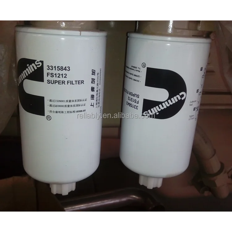 Фильтры Fleetguard Cummins m11Fuel Filter N14 NT855 NTA855 KTA19 4bt 6bt 6ct воздушный масляный фильтр дизельный генератор cummins часть