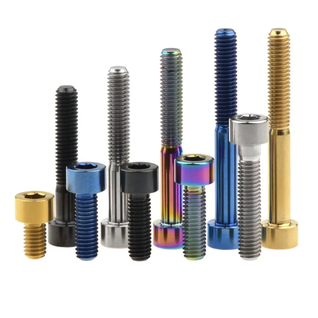 Titanium Alloy Cylindrical Head Hexagon Socket  Screws
