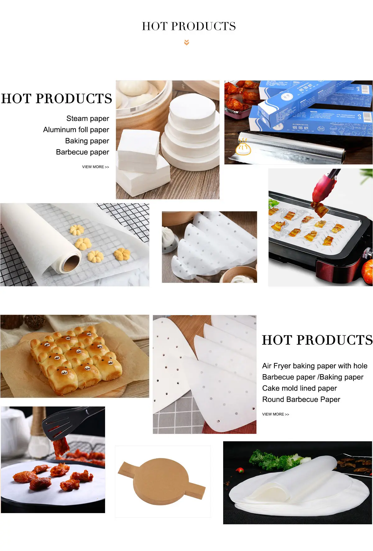 food grade burger wrapping paper Wholesale greaseproof baking paper and hamburger paper