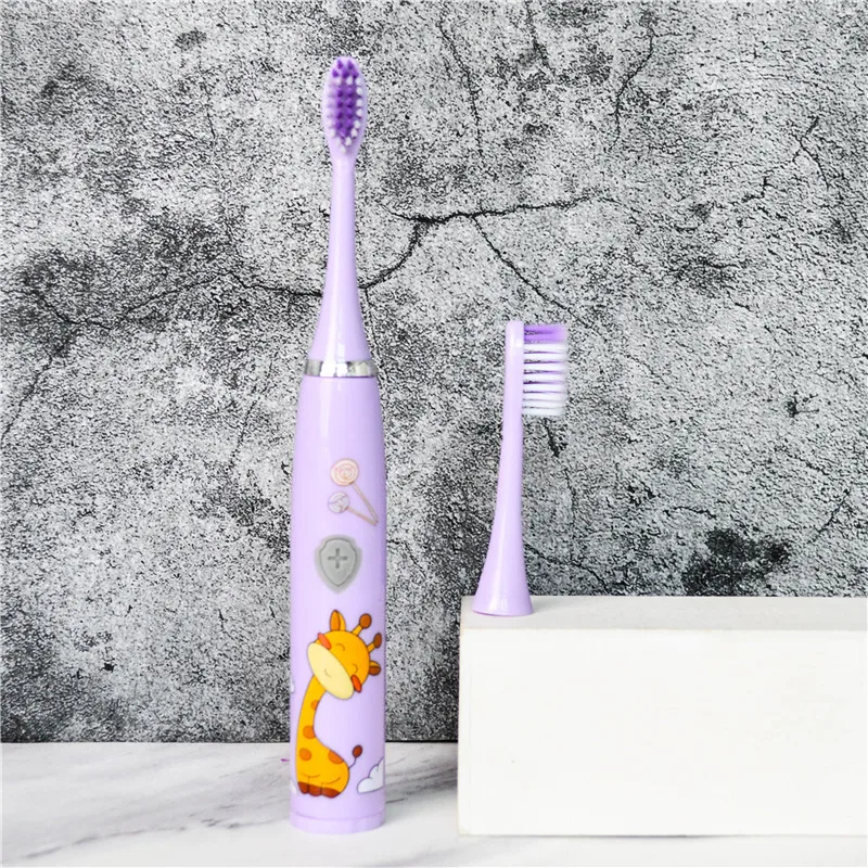 OEM Custom Battery Power Toothbrush Manufacturer Waterproof Cartoon Kids Electric Toothbrush for kids children