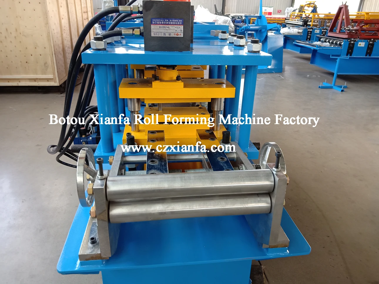 Shutter Door Guide Rail Roll Forming Machine