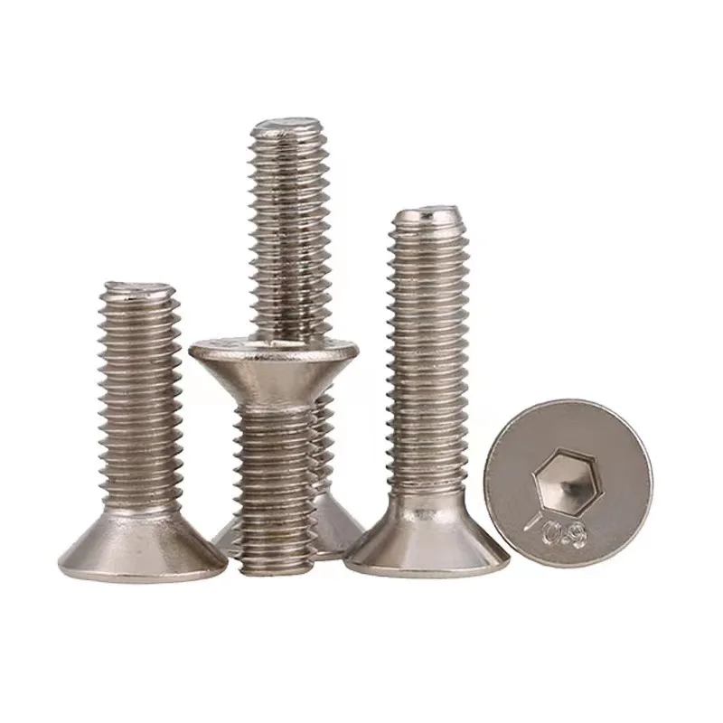 DIN7991 Csk Socket Head Cap Screw 304 316 Stainless Steel Hex Socket Screw Screws Fasteners Socket Head