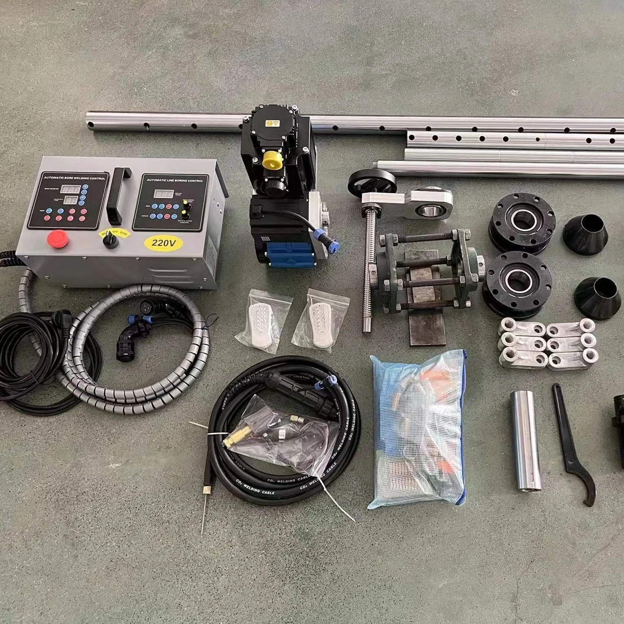 Constructiong tool Excavator Electric portable line boring and bore welding machine