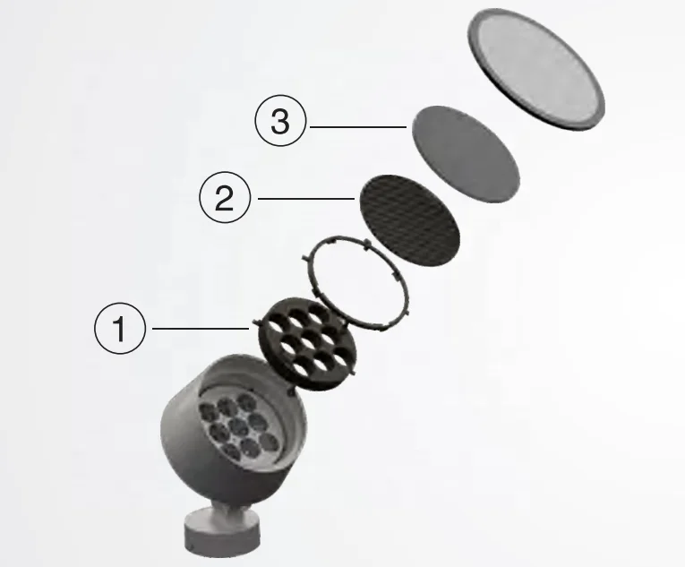 2020 SHYLON 45W LED flood light Projector Lamp