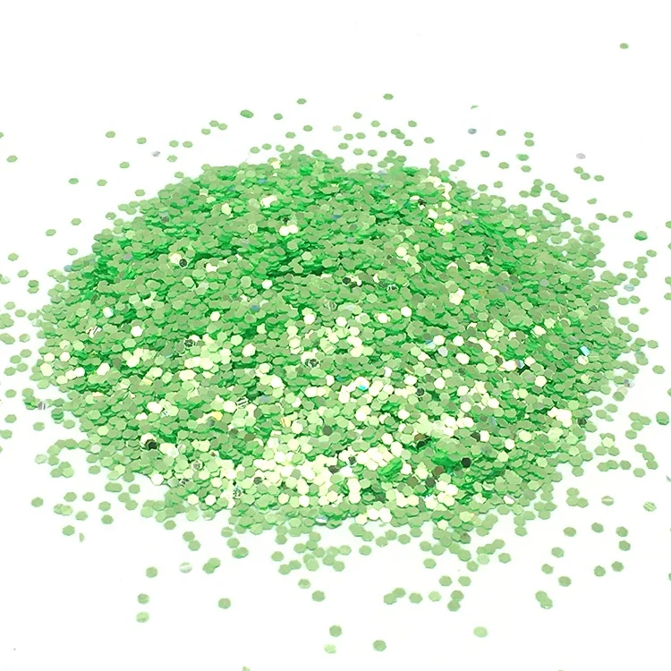 Beauty Cosmetics Neon Green Ornament Crafts Flake Glitter